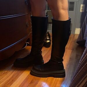 Elegant Black Over the Knee Boots